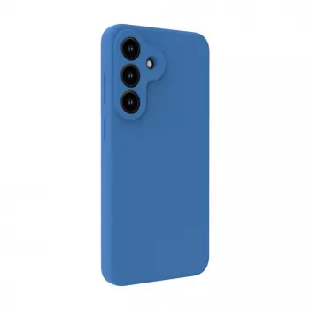 Evelatus Samsung Galaxy S26 FE Premium magnētiskais mīkstā pieskāriena silikona maciņš Navy Blue