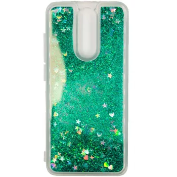 Evelatus Xiaomi Redmi 8 Shining Quicksand Case Green