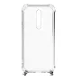 Evelatus Xiaomi Redmi Note 8 Pro Silicone Caurspīdīgs ar Kakla Siksnu TPU Zelts