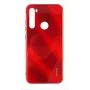 Evelatus Xiaomi Redmi Note 8 / Redmi Note 8 2021 Water Ripple Full Color Electroplating Tempered Glass Case Red