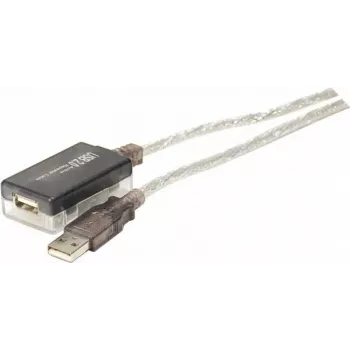 Exertis Connect 149213 USB 2.0 Type-A uz Type-B kabelis, 1,8 m, pelēks/caurspīdīgs