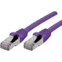 Exertis Connect 858516 Cat6a S/FTP savienojuma kabelis, 1m, violets, RJ45, 10Gbps, 500MHz