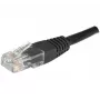 EXERTIS CONNECT CAT.6 U/UTP tīkla kabelis, 10 m, melns, Snagless RJ45 246778