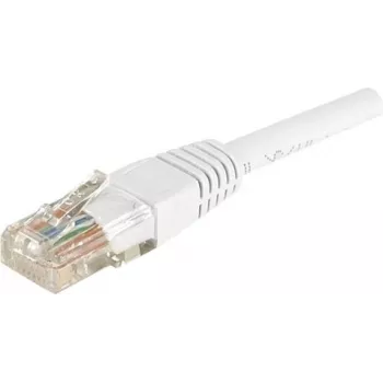 EXERTIS CONNECT Cat.6 U/UTP tīkla kabelis, 7m, balts, RJ45, fiksatora aizsardzība, 1 Gbps, PVC 246788