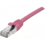 EXERTIS CONNECT Cat.6A S/FTP tīkla kabelis, rozā, 7,5 m, LSZH, 10 Gbps, RJ45 854381