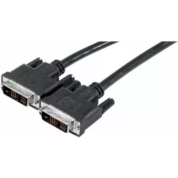 EXERTIS CONNECT DVI-D Single Link kabelis 5m, 18+1 pin, zelta pārklājums, dubultā ekranēšana, melns 127485