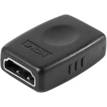 EXERTIS CONNECT HDMI adapteris sieviete-sieviete, pasīvais savienotājs, 4K 60Hz, zeltīts, melns (EXC128289)