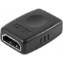 EXERTIS CONNECT HDMI adapteris sieviete-sieviete, pasīvais savienotājs, 4K 60Hz, zeltīts, melns (EXC128289)