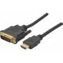 Exertis Connect HDMI uz DVI-D video kabelis adapteris 2m melns 127875