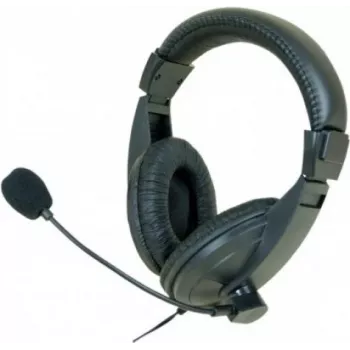 Exertis Connect Over-Ear vadu austiņas ar mikrofonu - melnas (059203)