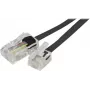 Exertis Connect Telefona kabelis RJ-11 male uz RJ-45 male 3,0 m plakans melns EXC911736