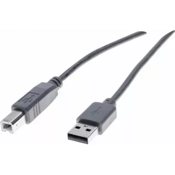Exertis Connect USB 2.0 kabelis A uz B, 60 cm, pelēks 532406