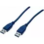EXERTIS CONNECT USB 3.0 kabelis A male uz A male 2m zils 532477