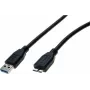 Exertis Connect USB 3.1 Gen 1 kabelis, USB-A tēviņš uz Micro-USB B tēviņš, 1 m, melns 532473