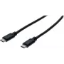 EXERTIS CONNECT USB 3.1 Gen 1 Type-C uz Type-C kabelis, 1,8 m, melns 150336