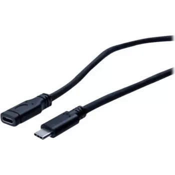 EXERTIS CONNECT USB 3.1 Gen 1 USB-C pagarinājuma kabelis, tēviņš uz mātīti, 2 m, 5 Gbit/s, melns 150341