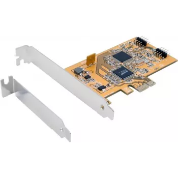 EXSYS EX-11057 PCI Express divu portu RS-232 seriālā adaptera karte