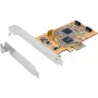 EXSYS EX-11057 PCI Express divu portu RS-232 seriālā adaptera karte