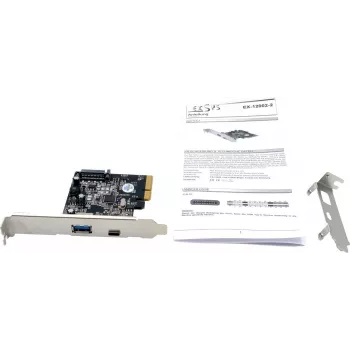 EXSYS EX-12002-2 PCIe x4 uz 2 portu USB 3.2 Gen 2 Type-A kontrollera karte