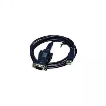 EXSYS EX-1304 USB uz RS-232 seriālais adaptera kabelis ar Prolific PL2303 mikroshēmu, 0,8 m, melns