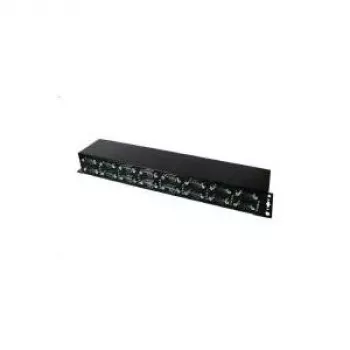 EXSYS EX-1316HMV 16 portu USB uz RS-232 seriālais adapteris, rackmount, FTDI mikroshēma, 921,6 Kbps, metāla korpuss