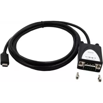 EXSYS EX-2311-2IS USB-C uz RS-232 seriālais adapteris ar FTDI mikroshēmu
