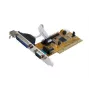 EXSYS EX-43063 2 portu RS-232 PCI Express sērijas adaptera karte ar ASIX AX99100 mikroshēmojumu, 921,6 Kbps, iekļauts zema profila stiprinājums