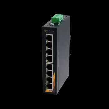 EXSYS EX-6225 8 portu Gigabit Ethernet komutators, 10/100/1000 Mbps, metāla korpuss, galda/sienas montāža, Plug and Play