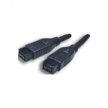 EXSYS FireWire 800 9-pin uz 9-pin kabelis, 1,0 m, melns, 800 Mbps, dubulti ekranēts EX-K6850