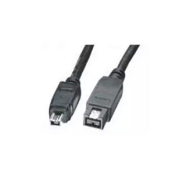 EXSYS FireWire 800 uz 400 kabelis 9-pin uz 4-pin, 2m, melns EX-K6871