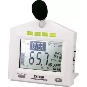 EXTECH SL130G skaņas līmeņa monitors ar datu reģistrētāju, 30-130 dB, USB, A/C svēršana