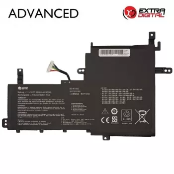Extra Digital Advanced ASUS B31N1842 aizstājējklēpjdatora akumulators – 3600mAh 11.52V Li-ion 3-Cell, Melns