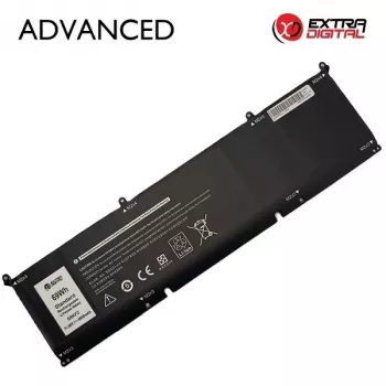Extra Digital Advanced klēpjdatora akumulators Dell Latitude E5440/E5540, Precision M2800 (69KF2, 6000mAh, 11.1V, 6-Cell, Black)