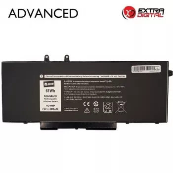 Extra Digital Advanced NB441921 klēpjdatora akumulators Dell 4GVMP (8000mAh, 11.4V, 6-cell, Li-ion)
