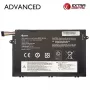Extra Digital Advanced rezerves akumulators Lenovo ThinkPad T470 T480 A475 A485 T570 T580 P51S P52S, 01AV445, 4100mAh, 11.4V, Li-ion, 6-cell, Melns