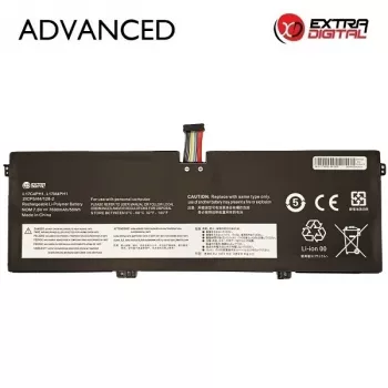 EXTRA DIGITAL uzlabota rezerves klēpjdatora baterija Lenovo L17C4PH1 (7600mAh, 15.36V, 8 šūnu)