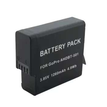 Extra Digital AHDBT-501 Li-ion Camera Battery 1260mAh for GoPro HERO5/6/7 Black & HERO (2018)