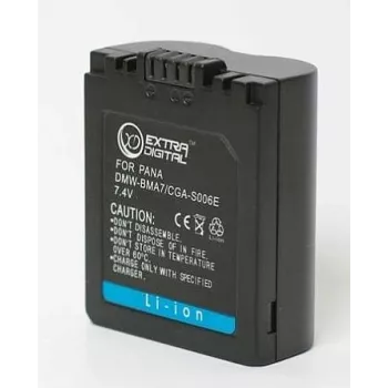 Extra Digital CGA-S006E Li-Ion Camera Battery 3.7V 1200mAh for Panasonic Lumix DMW-BCC12