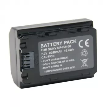 EXTRA DIGITAL Sony NP-FZ100 akumulators, 2250mAh - uzlādējams litija-jonu akumulators Sony Alpha kamerām