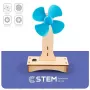 EXTRA DIGITAL Wooden Construction Kit Electric Fan Educational Model