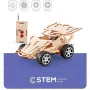 EXTRA DIGITAL Wooden Construction Kit Remote Controlled Car Educational Model