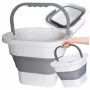 EXTRALINK Black Forest Collapsible Silicone Bucket 10L Portable Camping Bucket