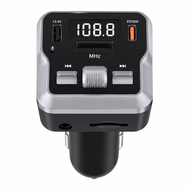 EXTRALINK Bluetooth FM raidītājs ar 2 USB lādēšanas portiem un MicroSD kartes slotu