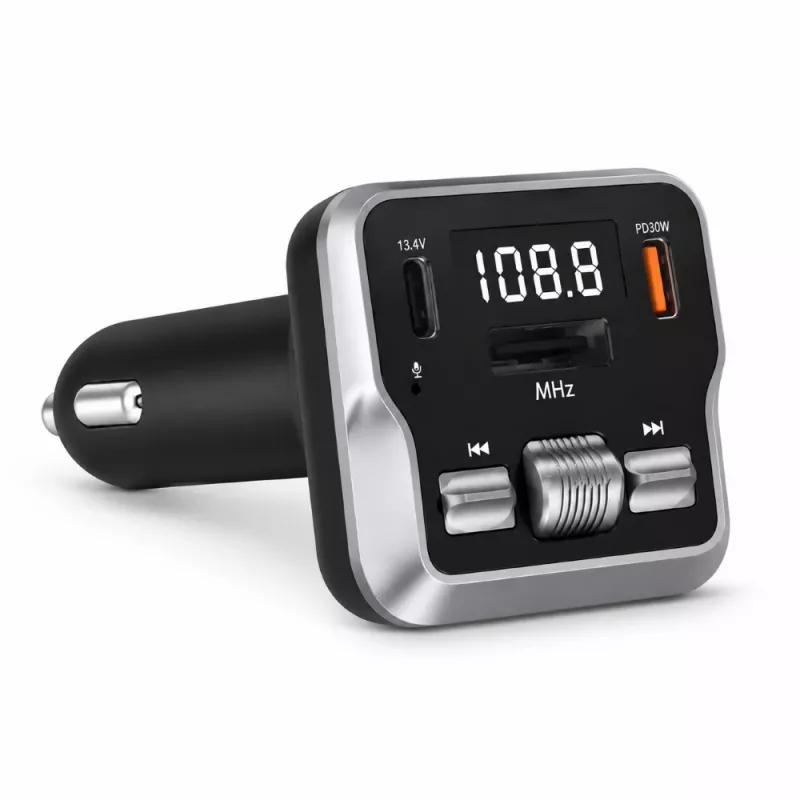 EXTRALINK Bluetooth FM raidītājs ar 2 USB lādēšanas portiem un MicroSD kartes slotu