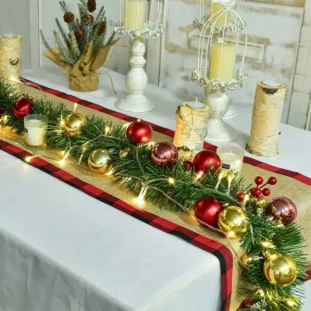 Extralink Christmas Garland, dekoratīvā virtene 5m - USB LED virtene, silti balti, iekštelpām