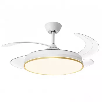 Extralink Phantom Wing 42 Smart WiFi griestu ventilators - balts, 107 cm, WiFi vadība