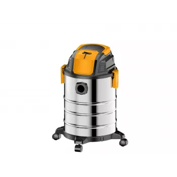 EXTRALINK POWERLINK industriālais mitrās un sausās tīrīšanas putekļsūcējs, 1300W, 20L, sudraba, R-702