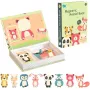 EXTRALINK TOYS Magnetic Puzzle Book Animals 68 gabali