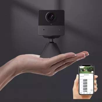 EZVIZ CB2 2K+ 3MP 4G LTE Battery Security Camera ar krāsainu nakts redzamību, IP65, PIR detektoru, divvirzienu audio, microSD līdz 512GB