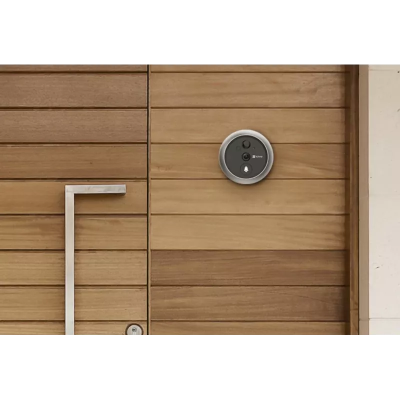 Ezviz CS-CP4 2MP Wi-Fi Digital Door Viewer ar 4.3 collu ekrānu, sudraba